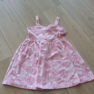 Graymalin × Janie and Jack Pink Leaf Print Dress Size 5